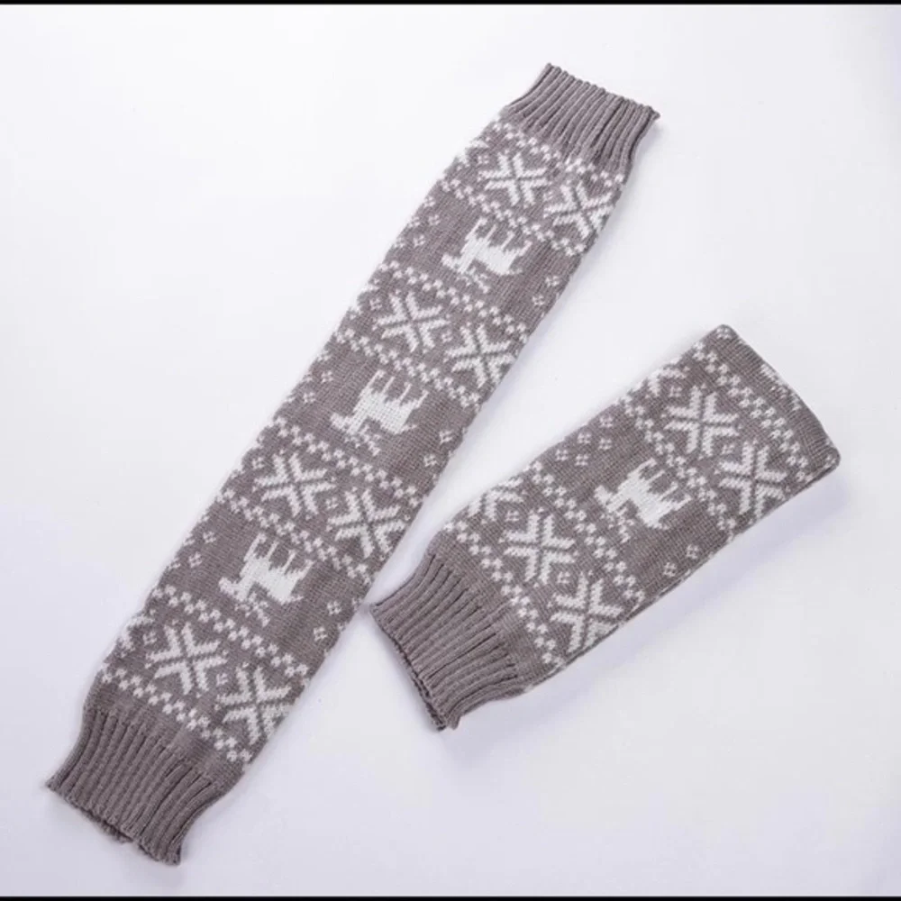 Cozy Knit Leg Warmers NWT | Snowflake Winter Over-the-Knee Warmers